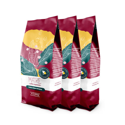 3 Pack Medium Dark Roast Ground Coffee