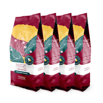 4 Pack Medium Dark Roast Ground Coffee